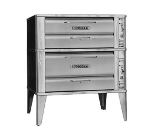 Blodgett 961-951 - Oven, deck-type, gas, 42"W x 32"D deck interiors, (1) 7" high section, (1) 12" high section, (FTDO)