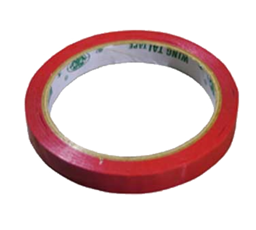 Omcan 31349 - (31349) PVC Poly Bag Sealer Tape, 9mm wide, 66m long, red (16 rolls per pack) (Qty Break = 12 pk)