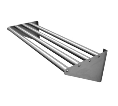 Advance Tabco DT-6R-36 - Drainage Shelf, wall mount, tubular design, 36