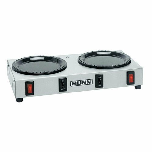 BUNN 06310.0004 - 06310.0004 WX2 Coffee Warmer, two 100W warmers, side-by-side warmer, 120v, UL