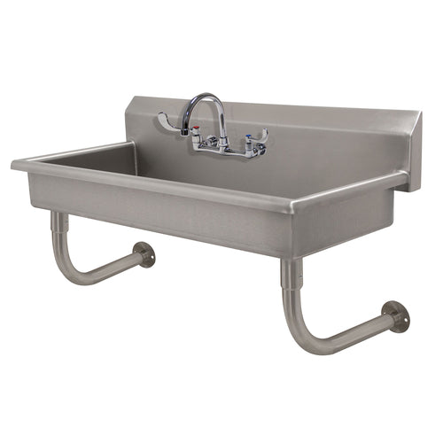 Advance Tabco FS-WM-1-ADA-F - Service Sink, splash mount faucet provision, wall mounted, includes K-161-LU splash mount gooseneck