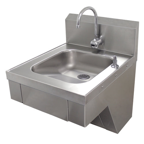 Advance Tabco 7-PS-77-E - ADA Compliant Hand Sink, tapered bowl design, wall mounted, 14