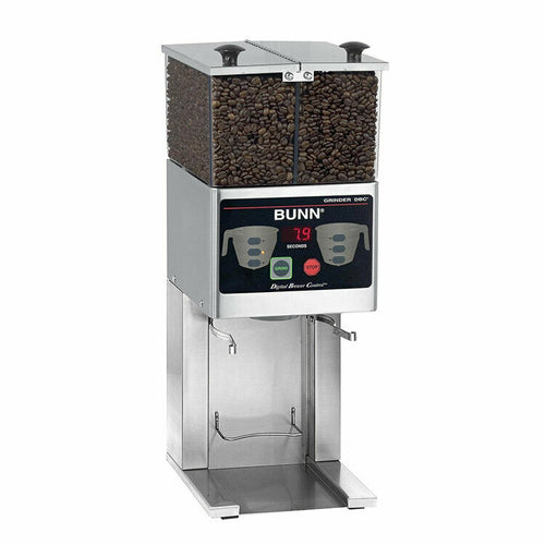 BUNN 36400.0000 - 36400.0000 FPG-2 DBC French Press Grinder, portion control, dual 3 lb. hoppers capacity,