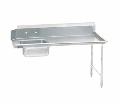 Advance Tabco DTS-S30-36R - Straight-Soil Dishtable, attaches to right of dish machine operator, 10-1/2"H backsplash, with