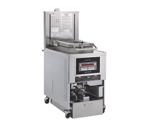 Henny Penny OFG390.0 - OFG-391 Open Fryer, gas, 1 well, COMPUTRON 8000 controls, 130 pound fat and 18 pound food capacity,