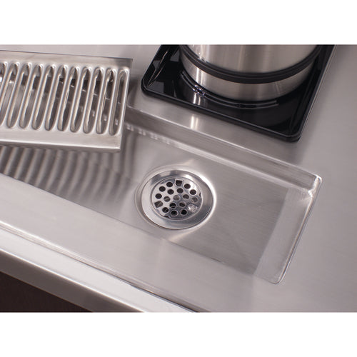 Advance Tabco TA-64 - Urn Trough, (factory installation only) (sold per linear foot)