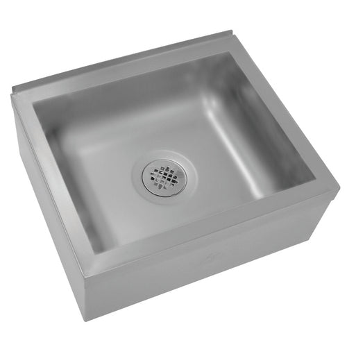 Advance Tabco 9-OP-20 - Mop Sink, floor mounted, 25"W x 21"D x 10"H (overall), 20"W x 16" front-to-back x 6" deep (bowl