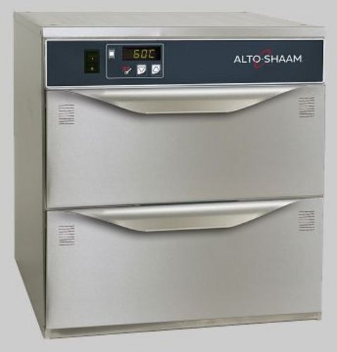 Alto-Shaam 500-2DN-120V-QS - (Quick Ship – 203010) Halo Heat® Narrow Warming Drawer, free standing, two vented drawers, digital