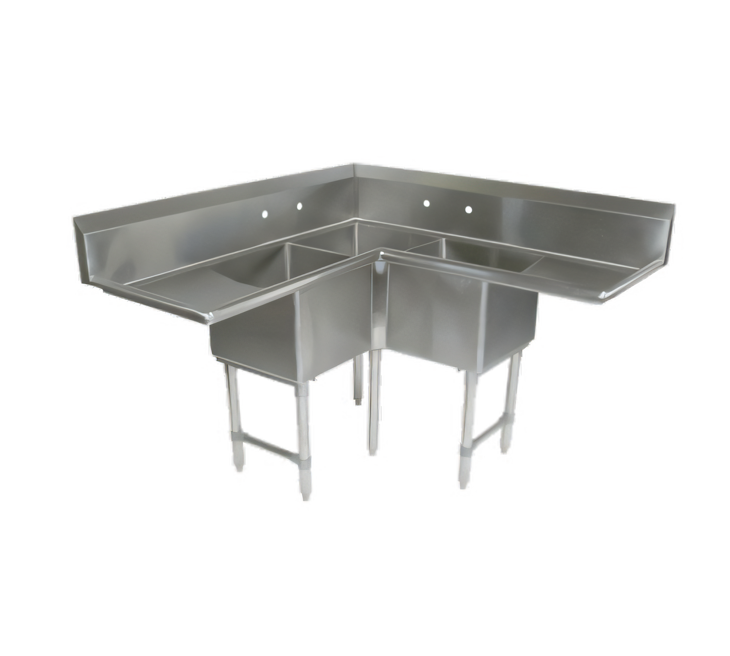 John Boos E3BCS-184-2D18 Compartment Sinks