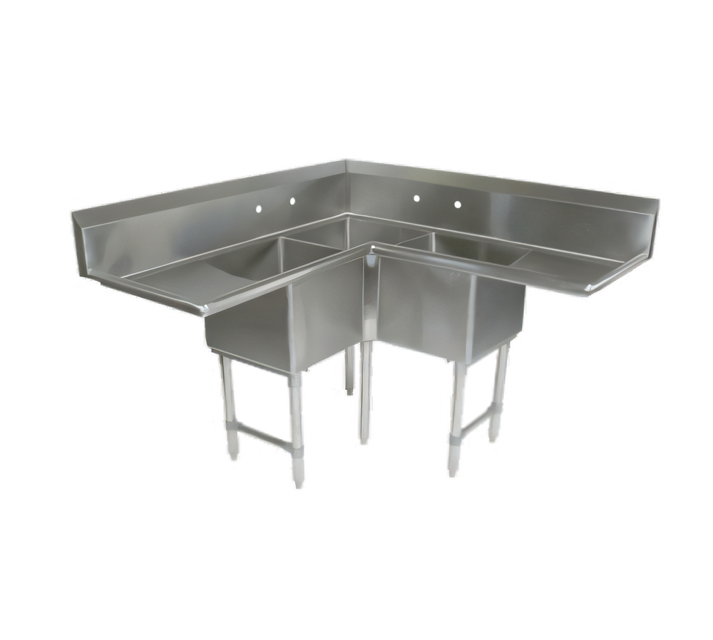 John Boos E3BCS-184-2D18 Compartment Sinks