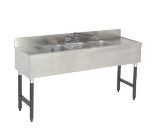 Advance Tabco SLB-63C-X - Special Value Sink Unit, 3-compartment, 72