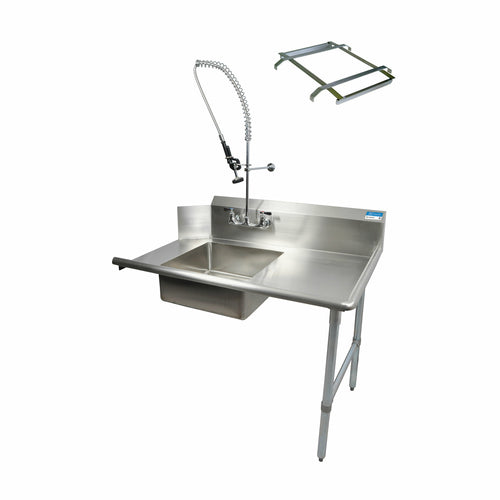 BK Resources BKSDT-26-R-P2-G - Soiled Dishtable, straight design, 26