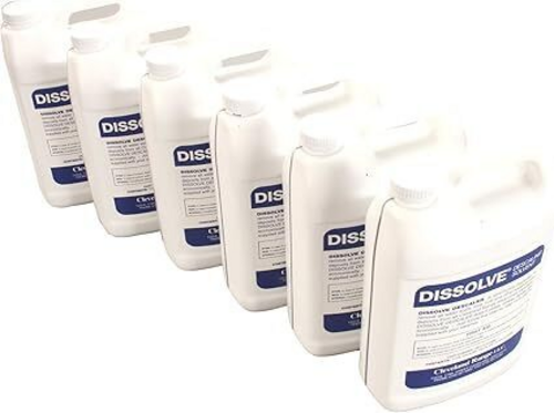 Convotherm DISSOLVE-CON - DISSOLVE® Descaling Solution, (6) one-gallon containers with quart markings (P/N 106174)