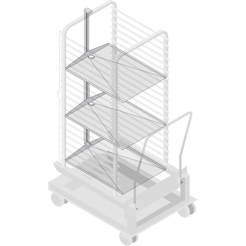 RATIONAL 60.73.040 - Grease Drain Set, for mobile oven racks (for additional mobile oven racks) Type 201