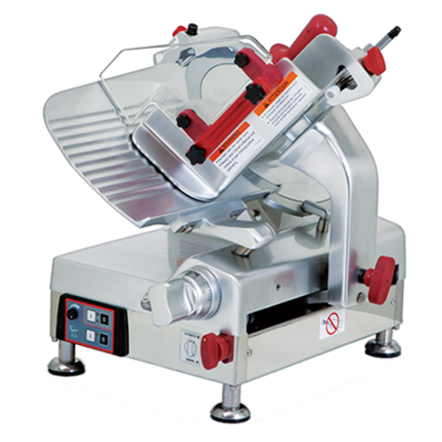Omcan 13654 25 Inch Electric Food Slicer Automatic Carbon Steel Blade