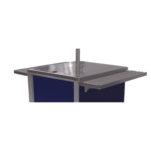 Advance Tabco TA-74 - Fixed solid tray slide on front or rear of tables (drop down style is NOT available) (factory