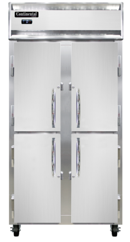 Continental Refrigerator 2FSENHD Slim Line Reach-In Refrigerators & Freezers