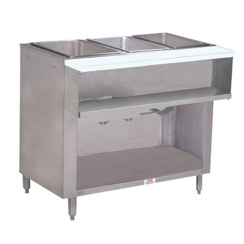 Advance Tabco WB-3G-NAT-BS - Water Bath Hot Food Table, natural gas, 47-1/8