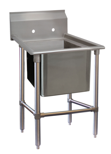 Advance Tabco 94-61-18 - Regaline Sink, 1-compartment, 24" front-to-back x 18" wide sink compartment, 14" deep, with 11"