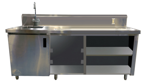 Advance Tabco BEV-30-120L-GR - Beverage Table, 120