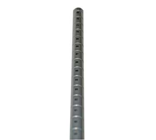 Serv-Ware SL74CWP - Serv-Ware - Wire Shelving - 74 Silver Epoxy Post, includes post-cap and leveling foot