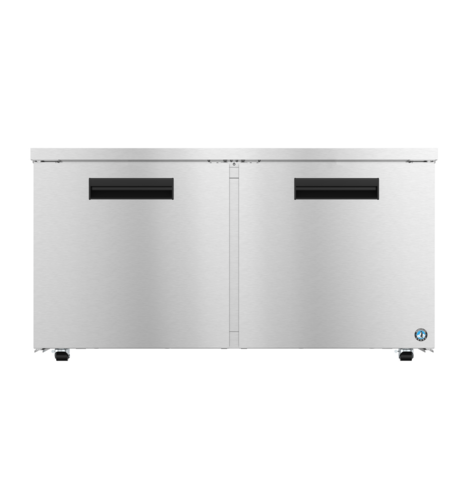 Hoshizaki UR60B-LP - Undercounter Low Profile Refrigerator, reach-in, two-section, 60”W, 15.1 cu. ft., self-contained