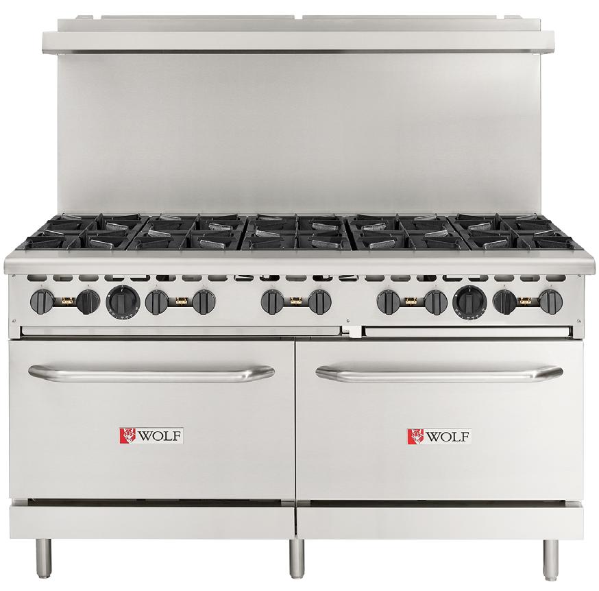Wolf WX60-10BP-QS-COMMANDER Quick Ship Gas Ranges