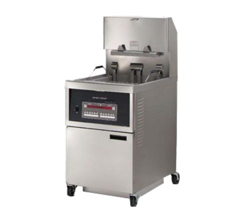 Henny Penny OEA341.0 - OEA-341 Electric Auto Lift Open Fryer, 1 well, COMPUTRON 8000 controls, 80 pound fat capacity, 18