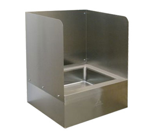 Advance Tabco K-298 - Three-sided wall splash (left, right & back) for 9-OP-20 & 9-OP-40 mop sink (field installed by