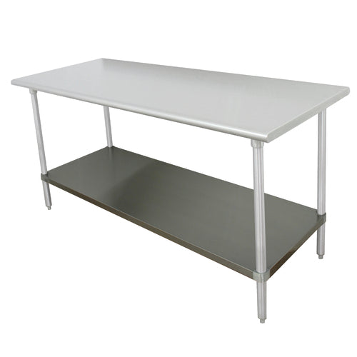 Advance Tabco TA-94-4 - 16 gauge 304 stainless steel undershelf upgrade (4 lin. ft.)
