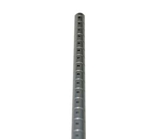 Serv-Ware SL14CWP - Serv-Ware - Wire Shelving - 14 Silver Epoxy Post, includes post-cap and leveling foot