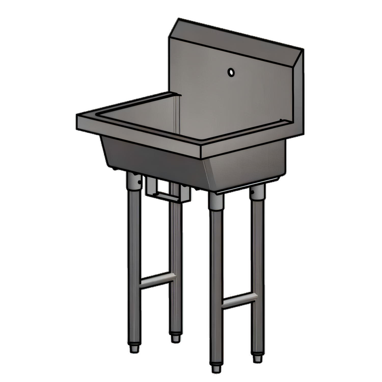 BK Resources MSHS-24F1B Hand Sinks