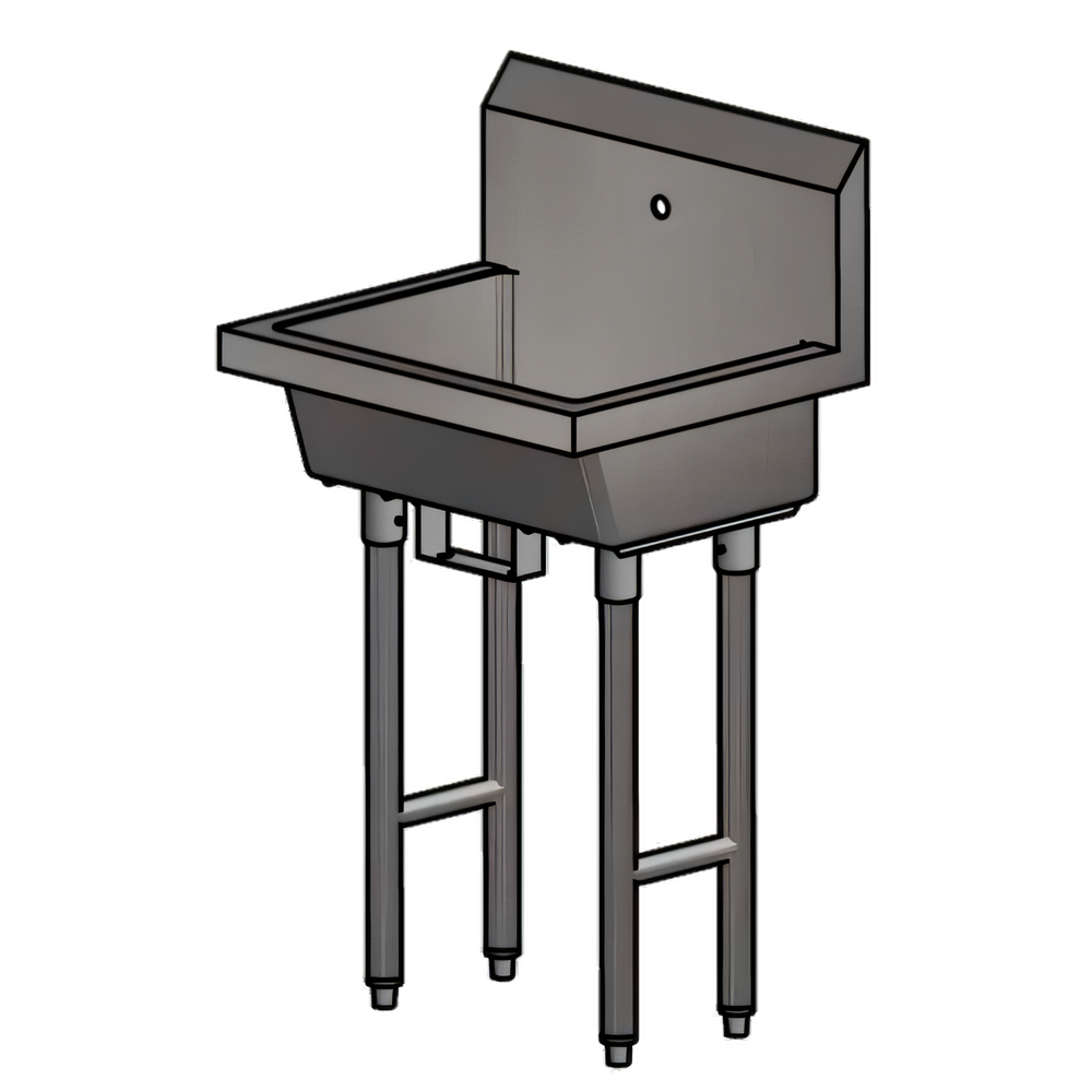 BK Resources MSHS-24F1B Hand Sinks