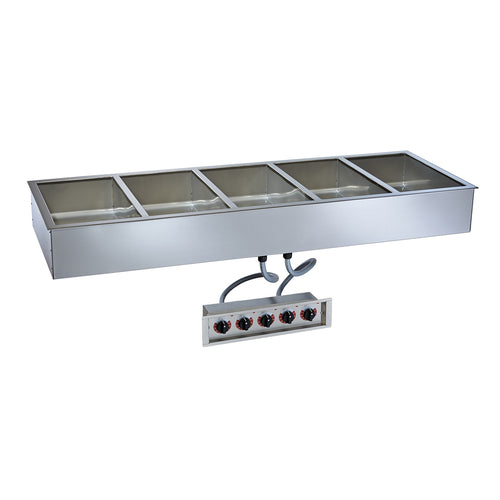 Alto-Shaam 500-HWILF/D6 - Halo Heat® Hot Food Well Unit with large flange, Drop-In, Electric, (5) 12