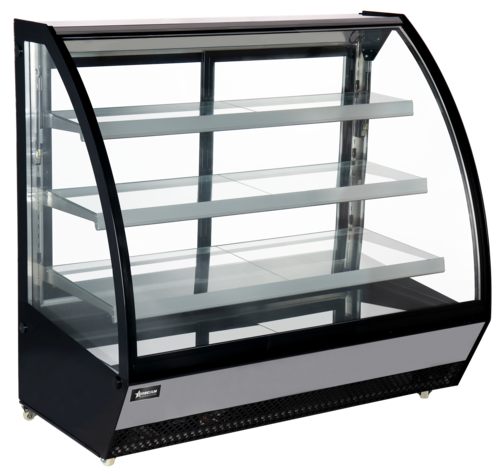Omcan 46471 60 Inch Refrigerated Display 28 cu ft with Lift-up Glass