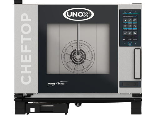 UNOX XAVC-0511-EPRM - 
ChefTop MIND.Maps™ Plus Combi Oven/Steam Oven is an electric countertop oven that combines heat,