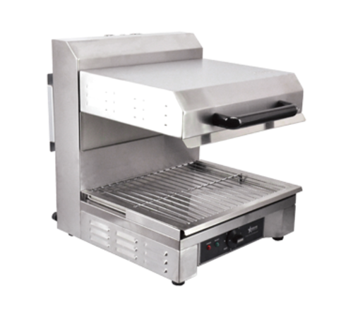 Omcan 39581 18 Inch Electric Salamander Broiler with Quartz Heating Stainless Steel