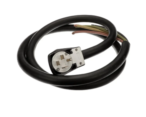 Henny Penny 65180@PF - Cord & Plug, 7 ft. (2.1 m) 4/4 cord (without terminals) and 60 amp NEMA 15-60P 90° angle plug, 208