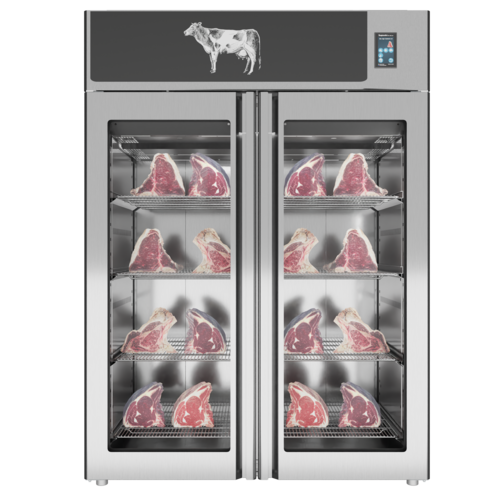 Omcan 48043 57 Inch Dry Aging Cabinet with Umiright Humidity Management