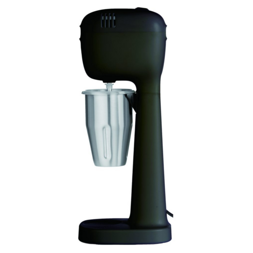 Omcan 48889 - (BL-CN-0750-B) Milkshake Mixer, two-speed, single spindle, stainless steel blades & cup, black, 0.4