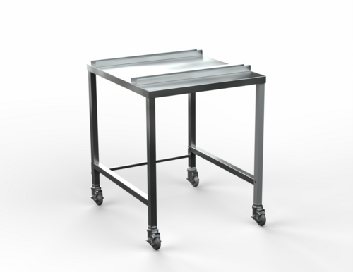 Alto-Shaam 5033383 - Stand, casters, for CMC, 29-1/2” x 33-1/4’ x 36” (749mm x 845mm x 914mm) (unassembled)