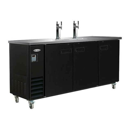 Serv-Ware DD73-2-HC - Serv-Ware - Refrigeration - 2 Towers, 4 Faucets - Keg Cooler - Dimensions: 73.07