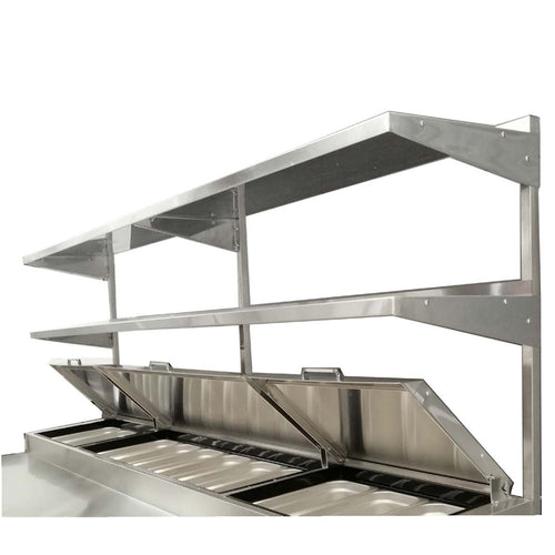 Atosa USA, Inc. MROS-93P - Overshelf, double, for pizza prep table, 93