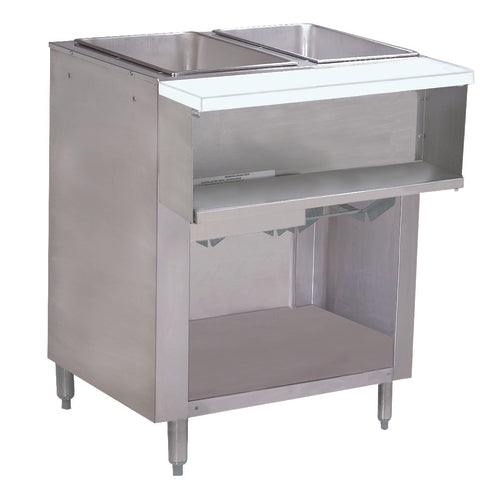 Advance Tabco WB-2G-LP-BS - Water Bath Hot Food Table, LP gas, 31-13/16