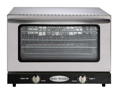 Serv-Ware ECO-47 - Serv-Ware - Electric Cooking - Counter Top Electric Convection Oven - Dimensions: 22.875" W x 22" D
