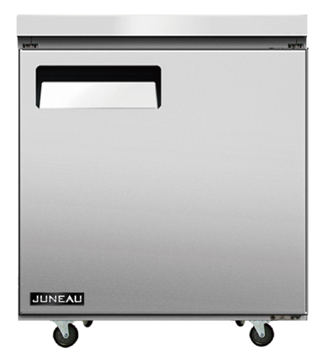 Omcan 58011 27 Inch 3.4 cu. ft. Undercounter Freezer All Stainless Steel