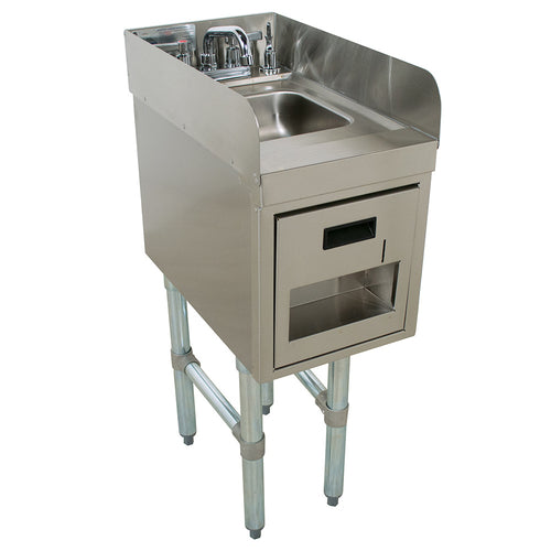 Advance Tabco SC-12-TS-S-X - Special Value Underbar Basics™ Hand Sink, free standing, 12