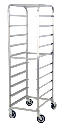 Omcan 13501 21 Inch Stainless Steel Pan Rack 10 Slides with 6 Inch Spacing
