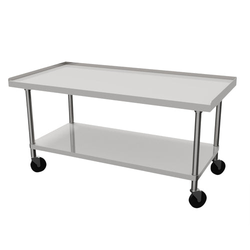 Ovention OV-STND-3060 - Equipment Stand, 30"H x 60"W, no-drip v-edge on front, 1" splash on sides & back, adjustable