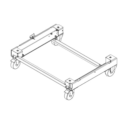 RATIONAL 60.60.513 - Mobile Undercarriage, for model 62 or 102, stainless steel construction